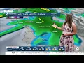 Light rain expected today with cooler temps through Thursday