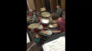 Teen Drummer Rocks Whiplash Solo 