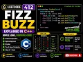 412 Fizz Buzz Simple Conditional Logic Explained in C LeetCode Solution