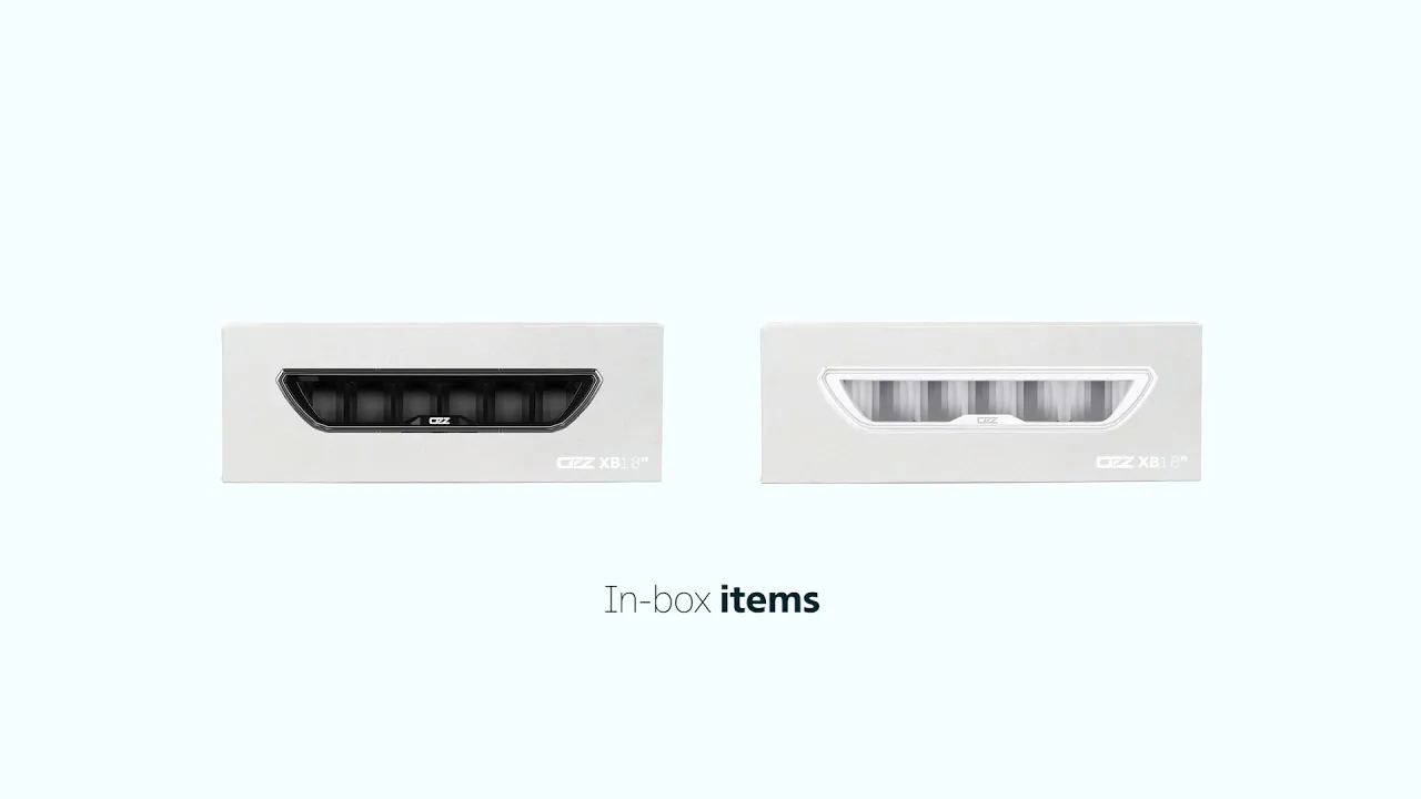 Video: OZZ XB1 8 wit LED bar
