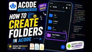 How to Create Folders in Acode Acode Android Tutorial