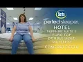 Serta Perfect Sleeper Hotel Sapphire Suite II Euro Top Double Sided Mattress Comfort Depth 2