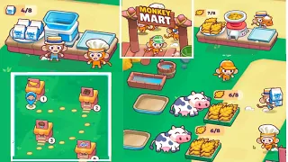 Monkey Mart Game on Poki Level 1 to Level 4 xRay Pixy