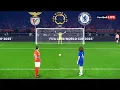 BENFICA vs CHELSEA - Penalty Shootout - FIFA Club World Cup 2025 Round of 16 | PES Gameplay