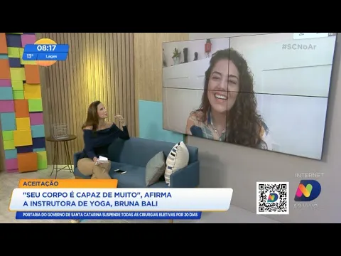 Bruna Bali ensina posturas de yoga para fazer antes de sair da cama