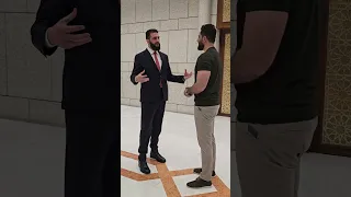 على هامش استقبال السيد الرئيس أحمد الشرع للسيد عصام بويضاني في قصر الشعب دندنها