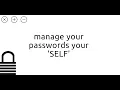 create your own password manager with python