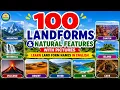 100 Landforms Natural Features with Pictures Learn Landform Names in English