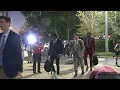 Clemson arrives at Hard Rock Stadium for the Orange Bowl