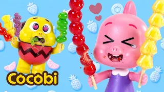 Aku Suka Tanghulu!😋🍓 Buat & Makan Tanghulu Buah | Lagu Untuk Anak | Cocobi