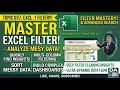 Topic037 Excel Filter Explained Get the Data You Want Data Analytics Business Intelligence