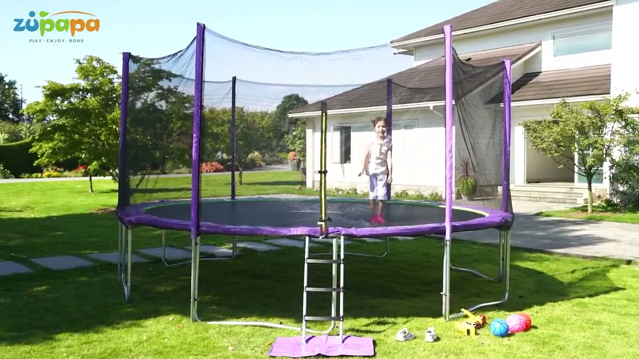 【待望★】 Enclosure With Trampoline Purple | Zupapa | Zupapa® ワンピース