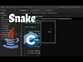 Making a simple snake game in console with Java