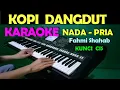 Download Lagu KOPI DANGDUT - Fahmi Shahab | KARAOKE Nada Cowok / Pria || Lirik , HD