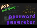 ASMR CODING password generator in Java Part 1