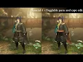 Nioh 2 Modding Tutorial 4 - Togglable parts and cape edit