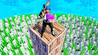 Desafié a 1 Pro vs 100 Noobs en Fortnite...