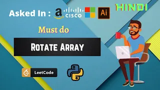 4 Rotate Array to the right LeetCode Problem Interview preparation DSA Series