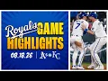 Bobby Witt Jr WALK-OFF WINNER Royals vs Athletics Highlights 26