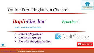 Check Plagiarism Report and Automatically Reduced Plagiarized Content using Dupli-Checker
