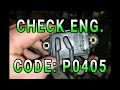 Ford Escape Check Engine Light P0405 FIXED