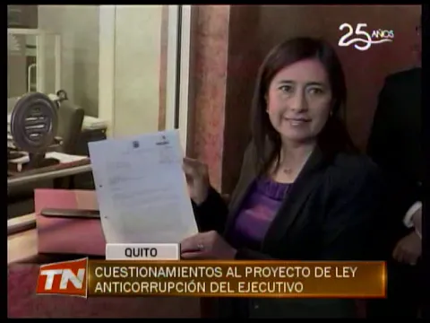 Cuestionamientos al proyecto de ley anticorrupción del ejecutivo