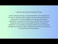 Enhance Your Athletic Performance with Sports Massage Therapy at Signature Wellbeing