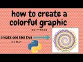 how to create a hex spiral graphic on python l programming kids
