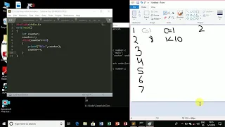 C Programming while loop 1 to 10 serise print Part 02