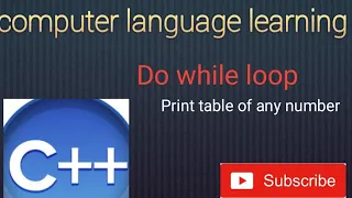 Print Table of any number using For loop and Do while loop in Dev C using C language