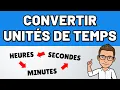 CONVERT units of TIME seconds minutes hours days years MATH Tools