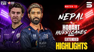 Full Match Highlights | Nepal vs Hurricanes | Match 12 | Top End T20 2026 | ZP1U