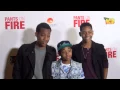 Tyler James Williams Tyrel Jackson Williams and Tylen Jacob Williams arriving to Pants On Fire Dis