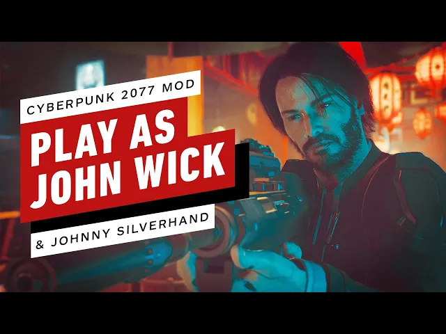 Cyberpunk 2077 Mod: Play as John Wick and Johnny Silverhand