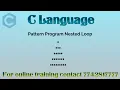 Star Pattern Program in C Triangle of Stars in C