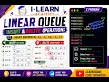 5 - Write a program to insert the elements into Linear Queue and delete three elements from the list