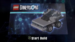 LEGO Dimensions 71201 Back To The Future DeLorean Time Machine Build Instructions. 