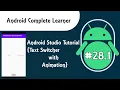 Android Studio Tutorial Text Switcher with Animation 1