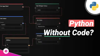 Build Python GUIs WITHOUT writing Python code