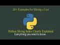Python Slicing Explained Slice a Python List or Tuple or String Python Slicing Examples 20