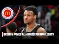 Download Lagu Bronny James highlights from 2023 McDonald’s All-American Game 🏀 👀