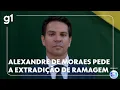 Lagu Alexandre de Moraes pede a extradição de Alexandre Ramagem, que fugiu do Brasil para os EUA