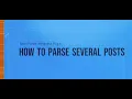 Wordpress News-Parser Plugin v2 0 0 HOW TO PARSE SEVERAL POSTS