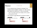 3 Descriptive statistics using numbers 1