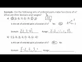 Is the Set of Ordered Pairs a Function 11 5 2