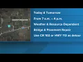 Bridge closure in Davis starts Wednesday