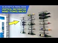 9 TIER WALL WINE RACK How to Assemble STUNNING Ideas
