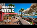 Bodrum Bitez Beach Walking Tour Relaxing Seaside Promenade in Turkey