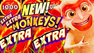 NEW EXTRA EXTRA MONKEYS ULTIMATE FIRE LINK Slot Machine PEPPERMILL CASINO LIGHT WONDER