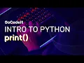 Python For Beginners - Lesson 1 Outputs using print